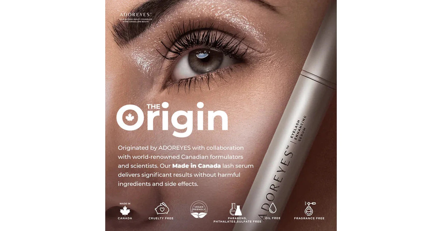 ADOREYES Plus Lashes Triple Peptide Complex Serum (6ml)