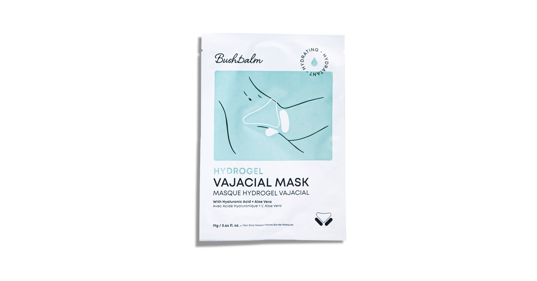 Bushbalm Hydrogel Vajacial Mask - side strips