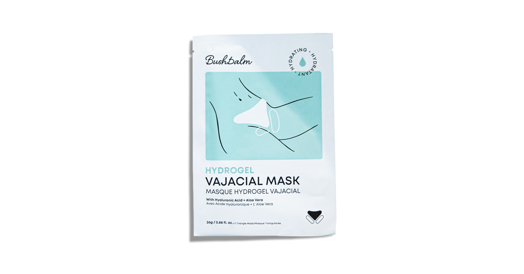 Bushbalm Hydrogel Vajacial Mask - triangle